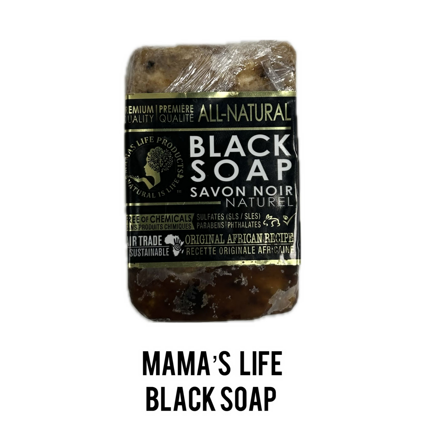 Mama's life black soap bar - Mfresh Grocery