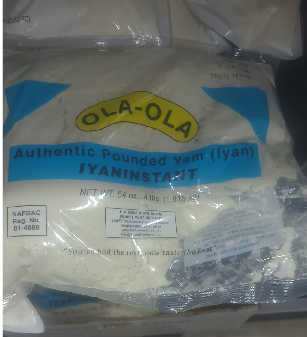 OLA OLA POUNDED YAM - Mfresh Grocery