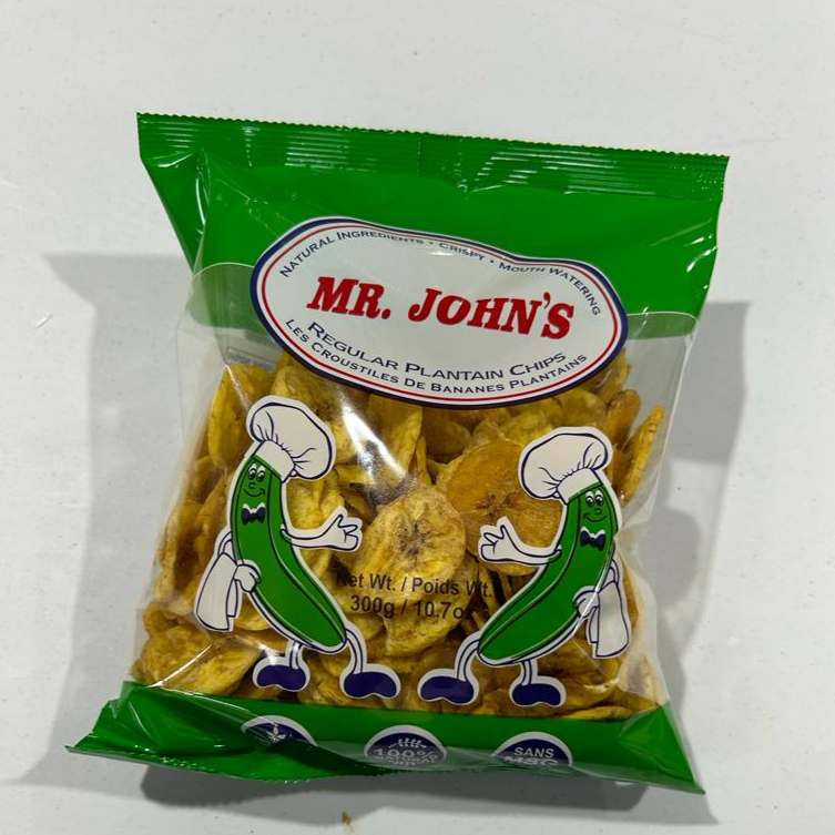 MR JOHNS REGULAR PLANTAIN CHIPS - Mfresh Grocery